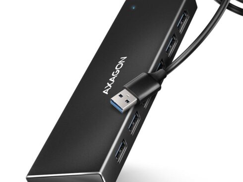 I/O HUB USB3.2 7PORT FLAT/1M HUE-F7A AXAGON