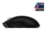 Pelė USB Pro X Superlight 2, šoninis vaizdas su mygtukais ir ratuku