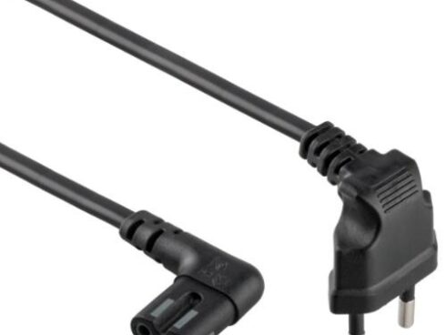 CABLE POWER EU 1M/ANGLED PC-184L GEMBIRD