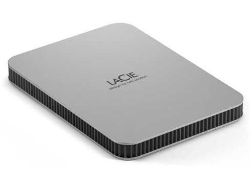 External HDD LACIE Mobile Drive 5TB USB-C Colour Silver STLP5000400