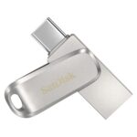 USB-C atminties kortelė SanDisk 128GB, šoninis vaizdas