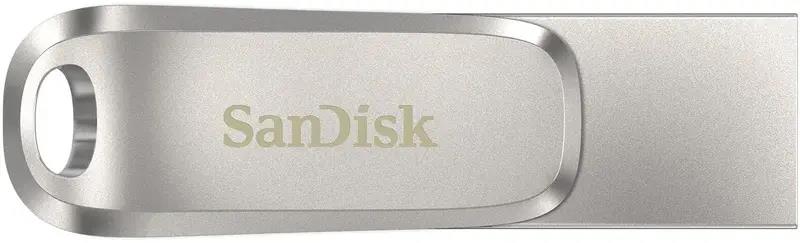c86a48a7-7bef-4c11-8b45-cdfd4f9cd30d USB-C atminties kortelė SanDisk 64GB, šoninis vaizdas