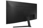Monitorius SAMSUNG ViewFinity S5 su matiniu ekranu ir šoniniu vaizdu