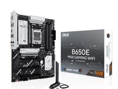 Mainboard ASUS AMD B650 SAM5 ATX Memory DDR5 Memory slots 4 2xPCI-Express 3.0 16x 1xPCI-Express 4.0 16x 1xPCI-Express 5.0 16x 3xM.2 1xHDMI 1xDisplayPort 2xUSB 2.0 5xUSB 3.2 1xUSB-C 1xRJ45 3xAudio port B650EMAXGAMINGWIFI