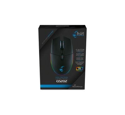 MOUSE USB OPTICAL BLACK/MRGS202 MEDIARANGE