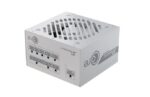 Maitinimo blokas SEASONIC CORE GX White 850W, šoninis vaizdas su laidų išvestimis