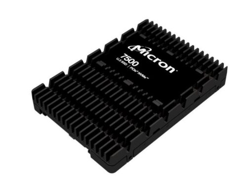 SSD MICRON SSD series 7500 PRO 960GB PCIe Gen4 NVMe NAND flash technology TLC Write speed 1400 MBytes/sec Read speed 6800 MBytes/sec Form Factor U.3 TBW 1752 TB MTBF 2000000 hours MTFDKCC960TGP-1BK1DABYYR
