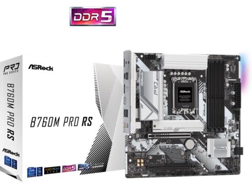 Mainboard ASROCK Intel B760 Express LGA1700 Micro-ATX Memory DDR5 Memory slots 4 1xPCI-Express 3.0 16x 1xPCI-Express 5.0 16x 1xM.2 1xHDMI 1xDisplayPort 2xUSB 2.0 3xUSB 3.2 1xUSB-C 1xPS/2 1xRJ45 3xAudio port B760MPRORS