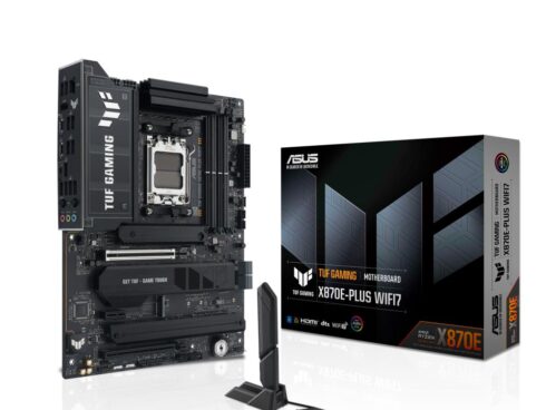 Mainboard ASUS AMD X870E SAM5 ATX Memory DDR5 Memory slots 4 1xPCI-Express 3.0 1x 1xPCI-Express 4.0 16x 1xPCI-Express 5.0 16x 4xM.2 1xHDMI 4xUSB 2.0 7xUSB 3.2 2xUSB-C 1xRJ45 3xAudio port TUFGAMX870E-PLUSWIFI7