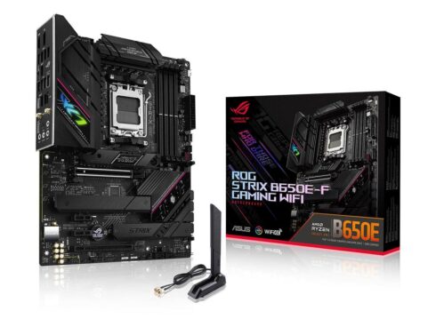 Mainboard ASUS AMD B650 SAM5 ATX Memory DDR5 Memory slots 4 2xPCI-Express 4.0 1x 1xPCI-Express 4.0 16x 1xPCI-Express 5.0 16x 3xM.2 1xHDMI 1xDisplayPort 4xUSB 2.0 6xUSB 3.2 2xUSB-C 1xRJ45 5xAudio port STRIXB650E-FGAMINGWIFI