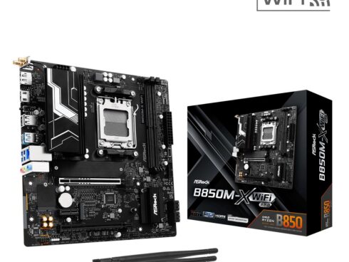 Mainboard ASROCK AMD B850 SAM5 Micro-ATX Memory DDR5 Memory slots 2 B850M-XWIFIR2.0