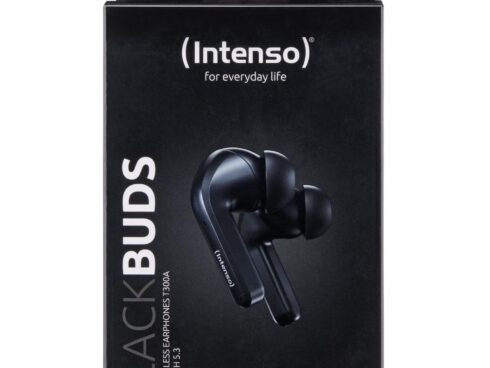HEADSET BUDS T300A/BLACK 3720300 INTENSO