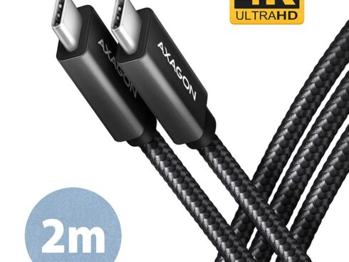CABLE USB-C TO USB-C 2M 100W/BLACK BUCM32-CM20AB AXAGON