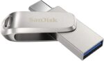 USB-C atminties kortelė SanDisk 64GB, šoninis vaizdas