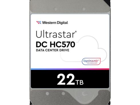 HDD WESTERN DIGITAL ULTRASTAR Ultrastar DC HC570 22TB SAS 512 MB 7200 rpm 3,5" MTBF 2500000 hours 0F48052