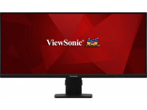 LCD Monitor VIEWSONIC VA3456-MHDJ 34" Business/21 : 9 Panel IPS 3440x1440 21:9 75Hz Matte 4 ms Speakers Swivel Height adjustable Tilt Colour Black VA3456-MHDJ