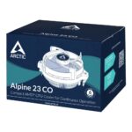 Aušintuvo Arctic SAM5/SAM4 detalus vaizdas iš šono