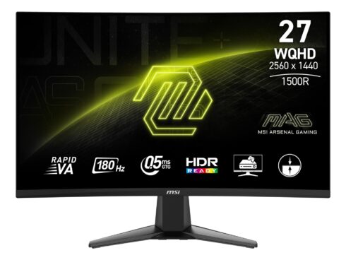 LCD Monitor MSI 27 " 2560 x 1440 pixels Quad HD Native aspect ratio 16:9 LCD Curved MAG27CQ6F