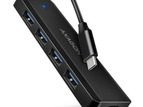 I/O HUB USB-C TRAVEL/0.19M HUE-C1C AXAGON