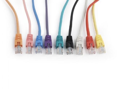 PATCH CABLE CAT5E UTP 5M/RED PP12-5M/R GEMBIRD