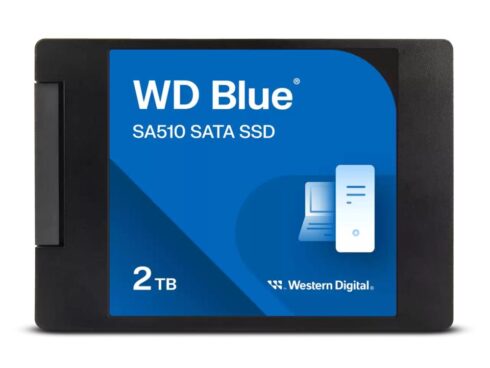 SSD WESTERN DIGITAL Blue SA510 2TB SATA 3.0 Write speed 520 MBytes/sec Read speed 560 MBytes/sec 2,5" TBW 500 TB MTBF 1750000 hours WDS200T3B0A