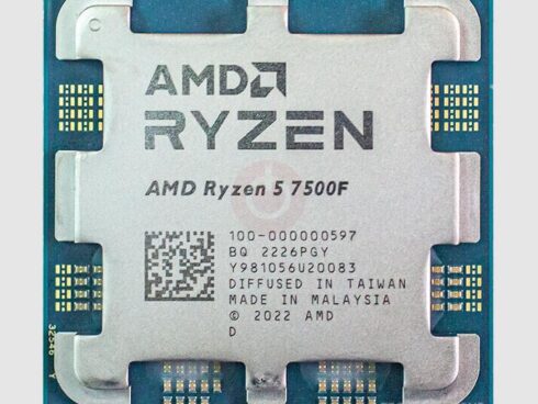 CPU AMD Desktop Ryzen 5 7500F 3700 MHz Cores 6 6MB Socket SAM5 65 Watts OEM 100-000000597