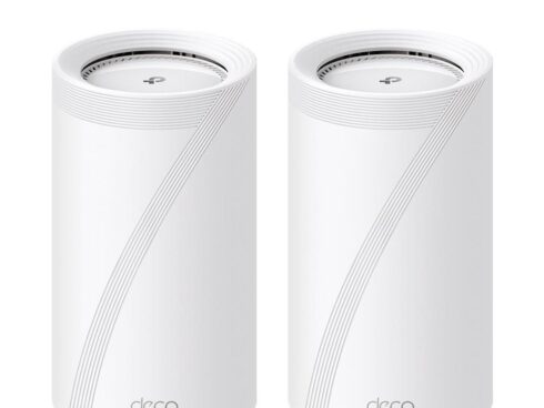Wireless Router TP-LINK Wireless Router 19000 Mbps Mesh Wi-Fi 7 2x2.5GbE 1x10GbE 1xSPF+ DHCP DECOBE85(2-PACK)