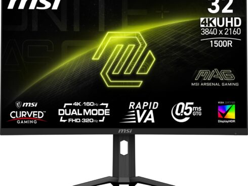 LCD Monitor MSI MAG 321CUPDF 31.5" Gaming/Curved/4K Panel VA 3840x2160 16:9 160 Hz 0.5 ms MAG321CUPDF
