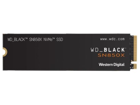 SSD WESTERN DIGITAL Black SN850X 1TB M.2 PCIE NVMe Write speed 6300 MBytes/sec Read speed 7300 MBytes/sec 2.38mm TBW 600 TB WDS100T2X0E