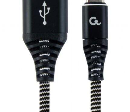 CABLE USB-C TO USB2 2M BLK/WHT/CC-USB2B-AMCM-2M-BW GEMBIRD