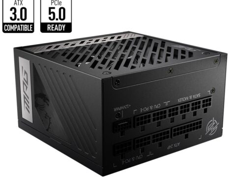 Power Supply MSI 1000 Watts Efficiency 80 PLUS GOLD PFC Active MPGA1000GPCIE5