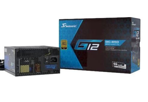 Power Supply SEASONIC G12 GC 850 Watts Efficiency 80 PLUS GOLD MTBF 100000 hours G12GC-850
