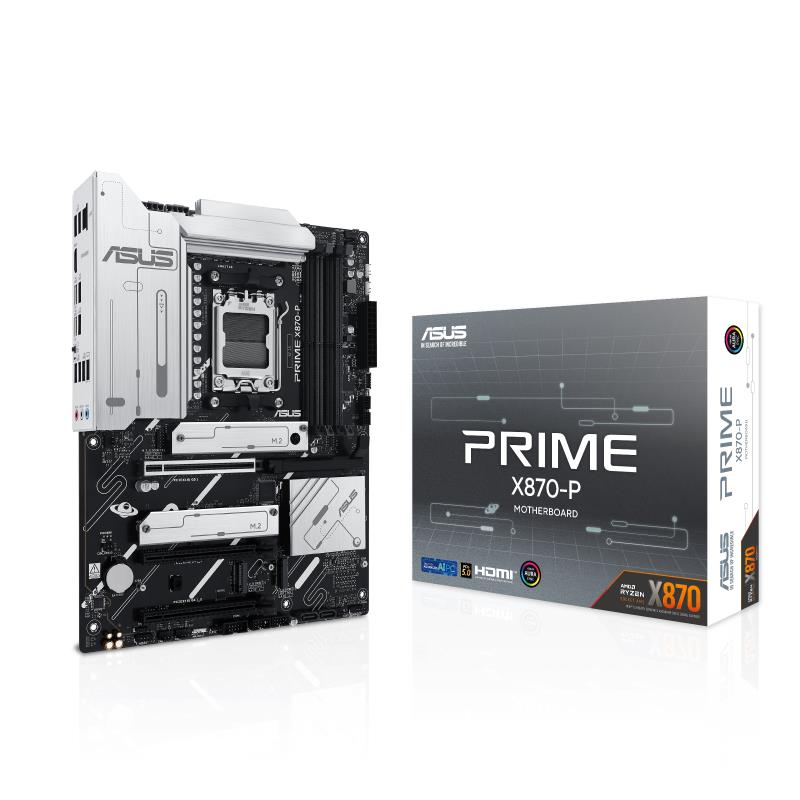 f0b4578f-57b4-4c7e-a08e-859fd72a55f4 ASUS PRIME X870-P motininė plokštė su DDR5 atmintimi ir 4 M.2 lizdais