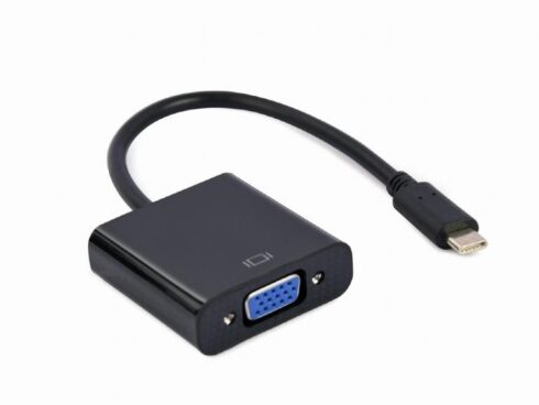 I/O ADAPTER USB-C TO VGA/A-CM-VGAF-01 GEMBIRD