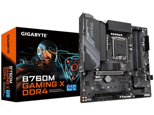 Mainboard GIGABYTE Intel B760 Express LGA1700 Micro-ATX Memory DDR4 Memory slots 4 1xPCI-Express 3.0 16x 1xPCI-Express 4.0 16x 2xM.2 1xHDMI 1xDisplayPort 5xUSB 2.0 3xUSB 3.2 3xAudio port B760MGAMINGXDDR4