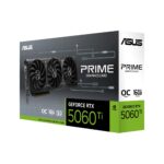 Vaizdo plokštė ASUS GeForce RTX 5060 Ti su trimis aušinimo ventiliatoriais