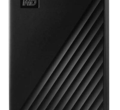 External HDD WESTERN DIGITAL My Passport 6TB USB 2.0 USB 3.2 Colour Black WDBR9S0060BBK-WESN