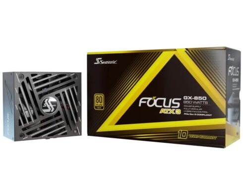 Power Supply SEASONIC FOCUS GX ATX 3.0 850 Watts Efficiency 80 PLUS GOLD MTBF 100000 hours FOCUS-GX-850-V4