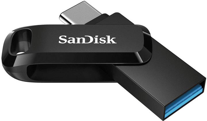 ff6f66ad-437c-4f6f-95fc-a987d713337b USB-C atminties kortelė Sandisk Ultra Dual Drive Go 128GB, juoda