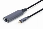 I/O ADAPTER USB-C TO LAN/GREY A-USB3C-LAN-01 GEMBIRD
