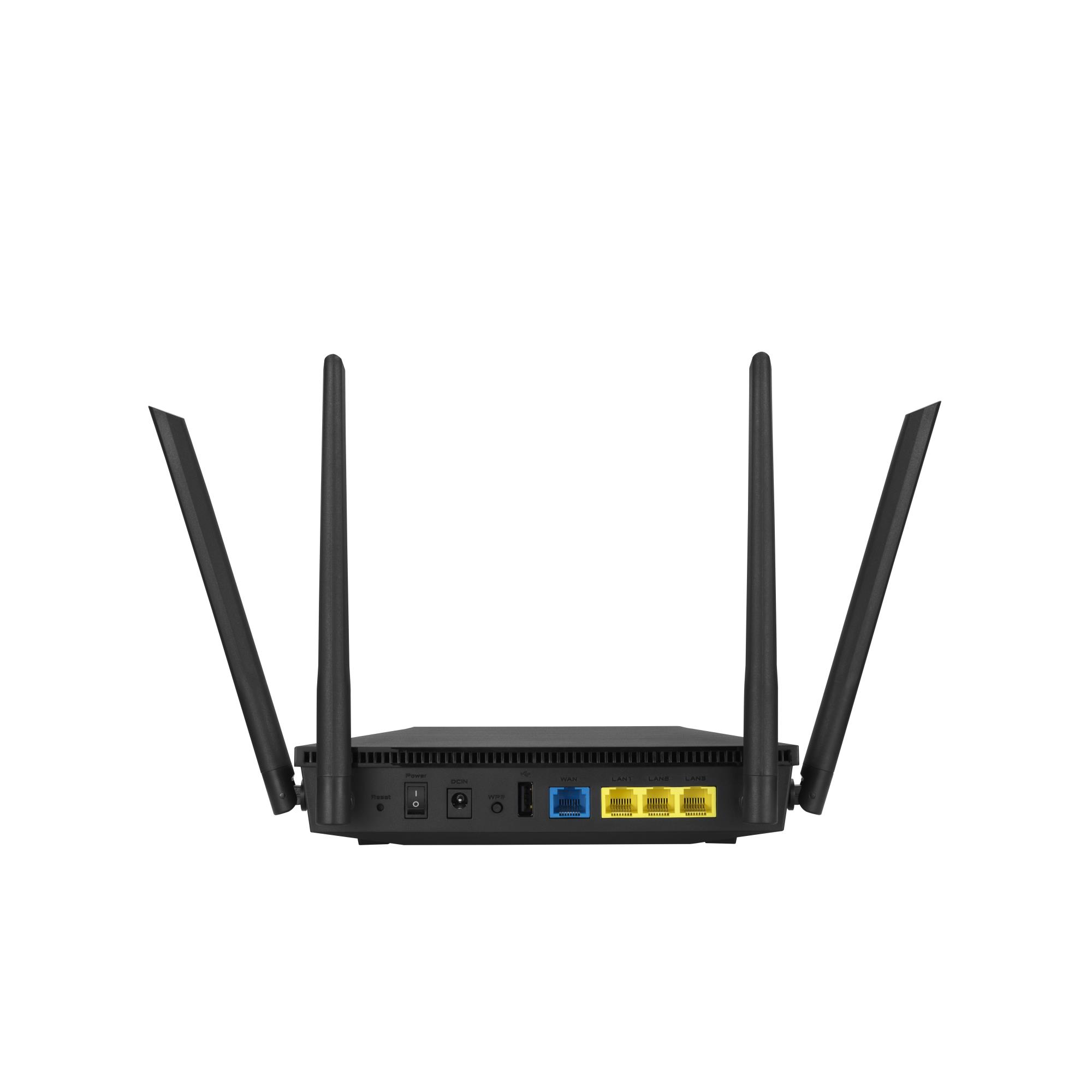 020085ab-9df1-449e-afa5-375914f27eaa Wireless Router ASUS Wireless Router 1800 Mbps Wi-Fi 6 USB 1 WAN 3x10/100/1000M Number of antennas 4 RT-AX53U