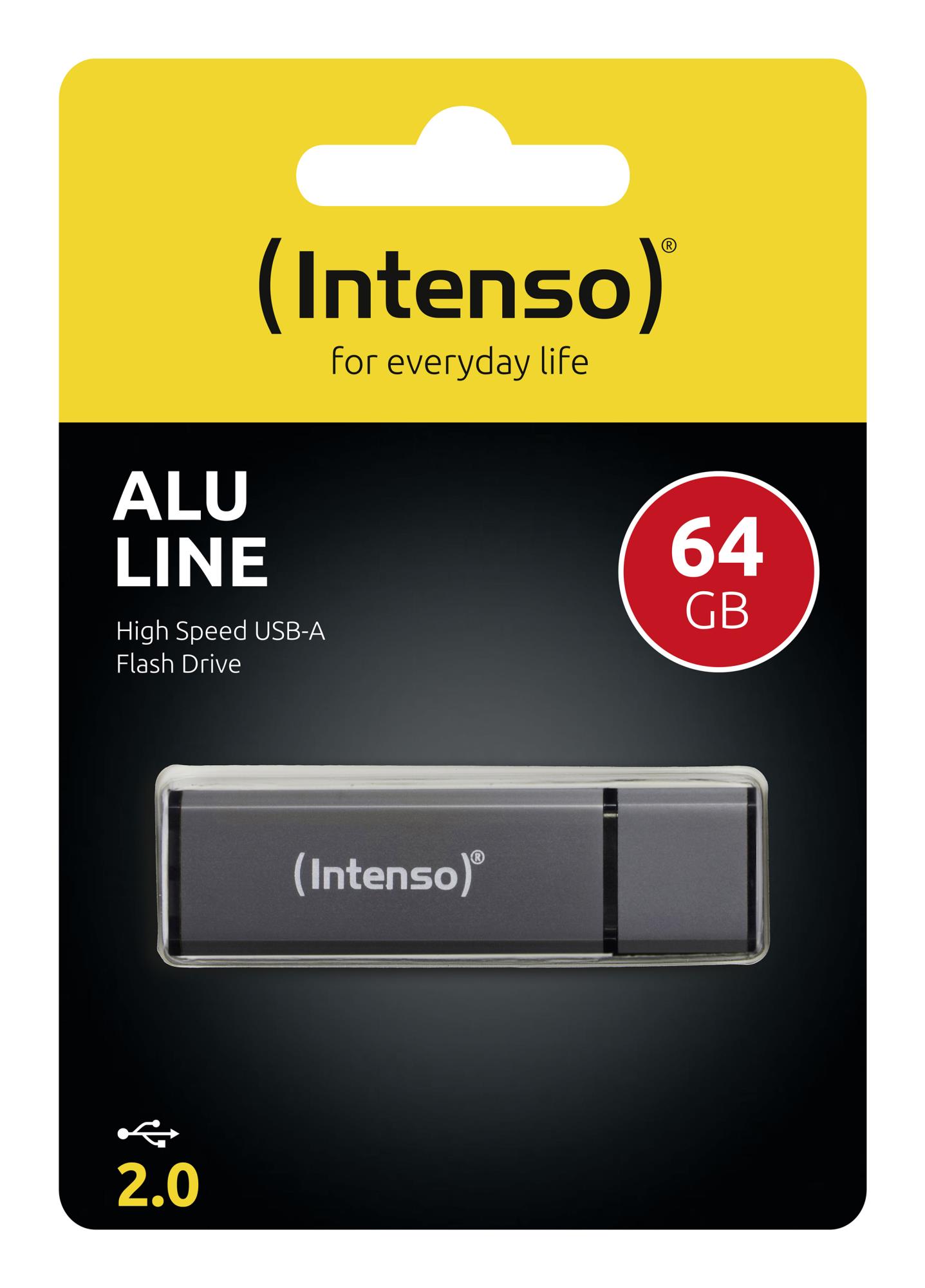 0234157f-7cae-4d72-8fda-0ac3dddc0f09 MEMORY DRIVE FLASH USB2 64GB/ANTHRACITE 3521491 INTENSO