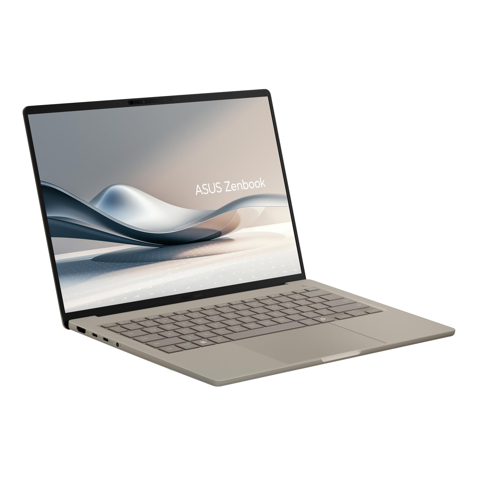 02bca26d-5675-43ee-bf7a-7cb9ab00fde9 Notebook ASUS ZenBook Series UX3407QA-QD202W CPU Snapdragon X X1-26-100 14" 1920x1200 RAM 16GB LPDDR5x SSD 512GB Qualcomm Adreno Integrated ENG Windows 11 Home Beige 0.98 kg 90NB1501-M00E30