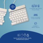 KEYBOARD WRL COMPACT BREAK/WHITE RGOSBUSWLWH R-GO TOOLS