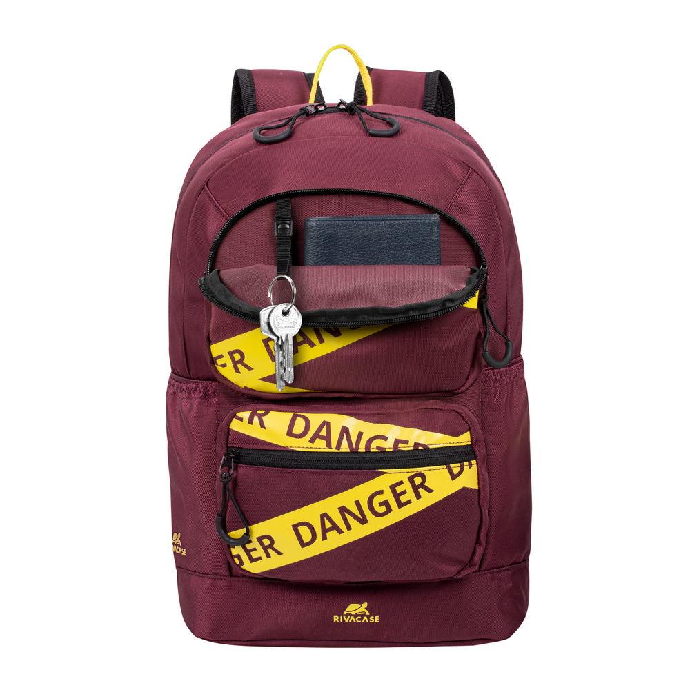 034743af-701f-4dee-9098-4a626d2c7317 NB BACKPACK URBAN 14L 13.3"/5421 BURGUNDY RED RIVACASE