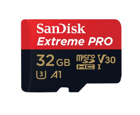 SanDisk microSDHC 32GB UHS-I/W/A su 90MB/s rašymo greičiu