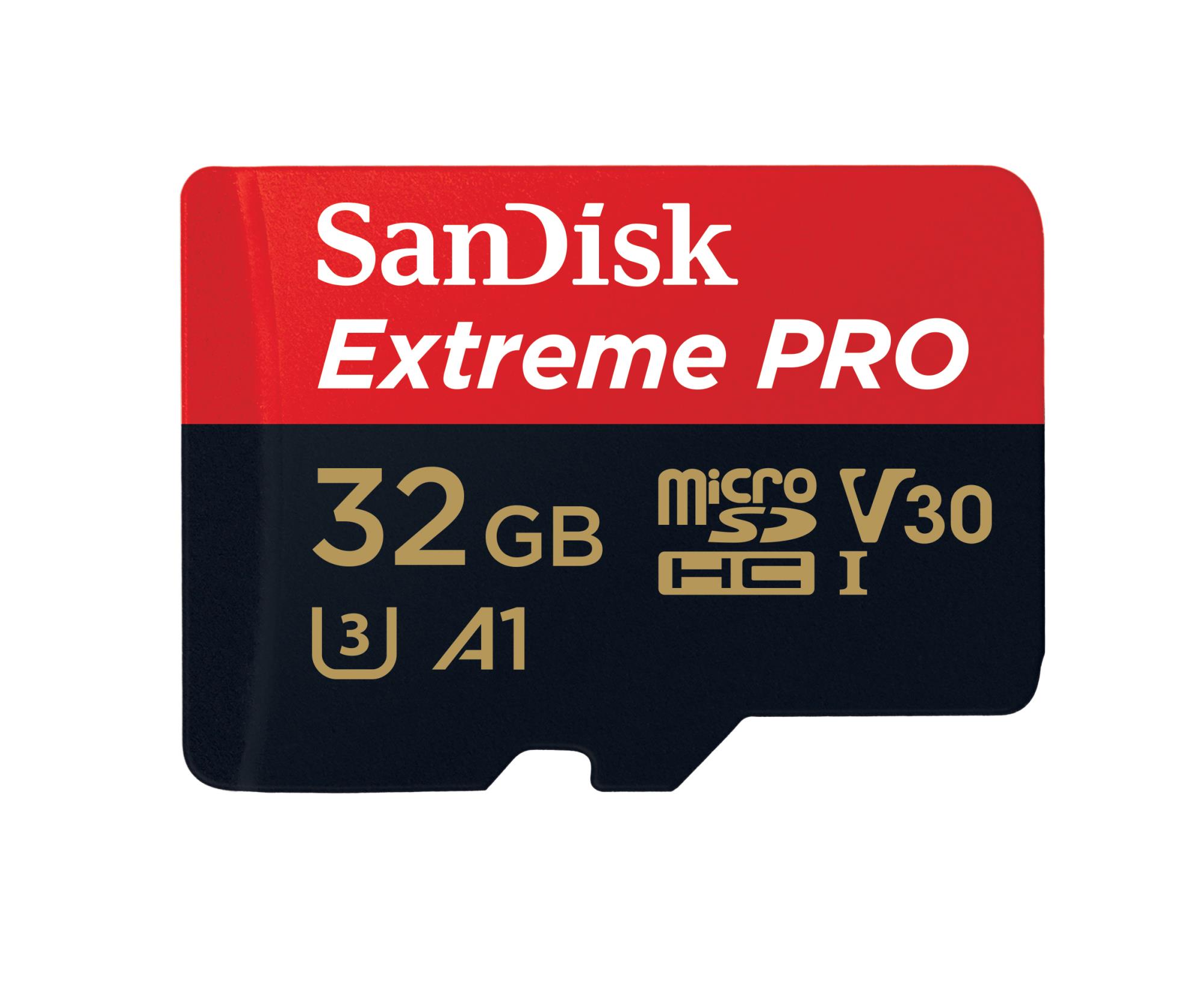 0392aff8-4f05-4751-a6ee-0d239f573d0f SanDisk microSDHC 32GB UHS-I/W/A su 90MB/s rašymo greičiu