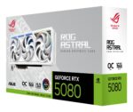 Vaizdo plokštė ASUS GeForce RTX 5080 su trimis aušinimo ventiliatoriais