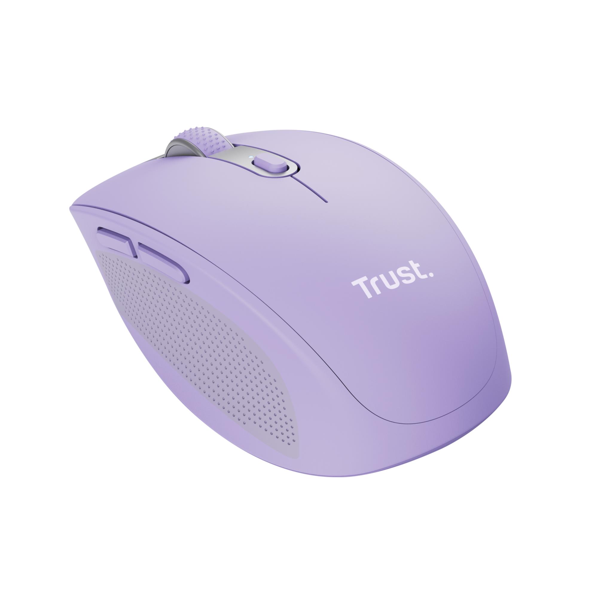 052cd55a-1e0f-4041-af69-f8f9c81e314f MOUSE USB OPTICAL WRL OZAA/PURPLE 25384 TRUST