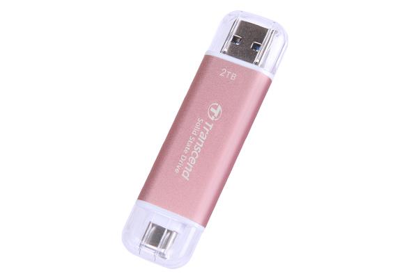 Usb Mbytes External SSD TRANSCEND ESD310 2TB USB-C USB 3D NAND Write speed 950 ...